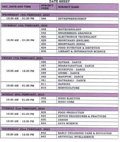 CBSE Board Exams 2023 Class 10, 12 Date sheet: CBSE Boards dates set.